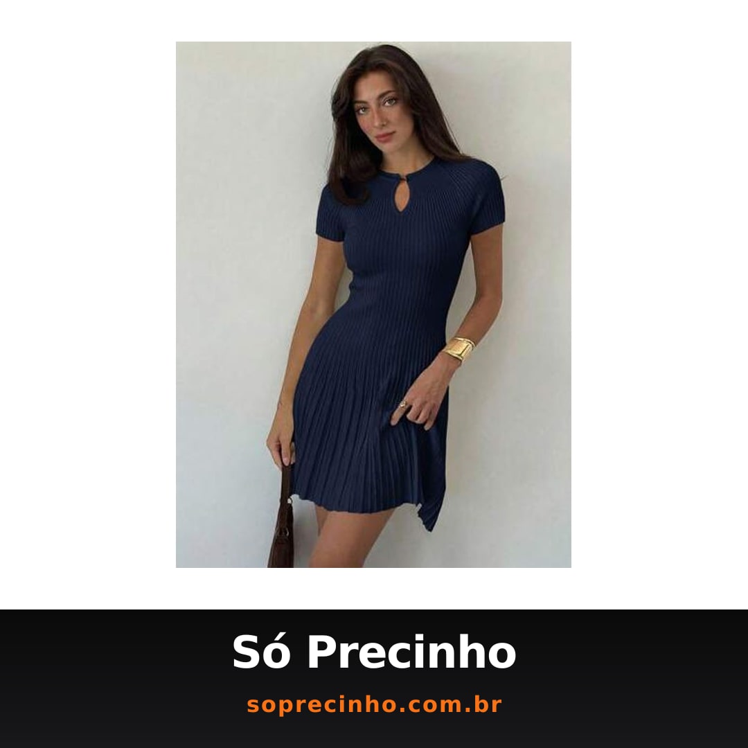 Aloruh Vestido Tubinho Elegante e Minimalista de Tricô Bege para Uso Diário
