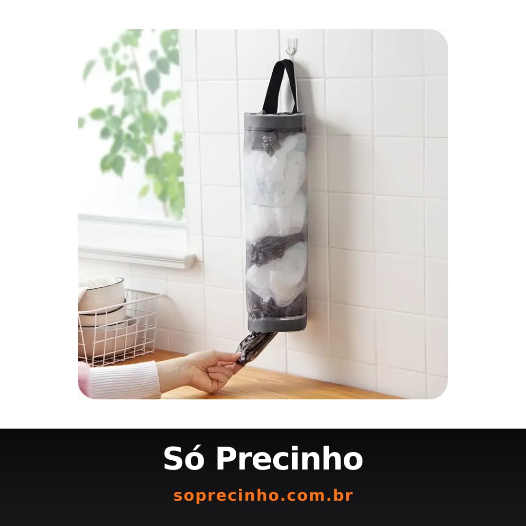 1pc cinza diversos saco de armazenamento montagem na parede malha sacos plásticos dispensador pendurado reutilizável bolsa de armazenamento sacos de lixo cozinha lixo org