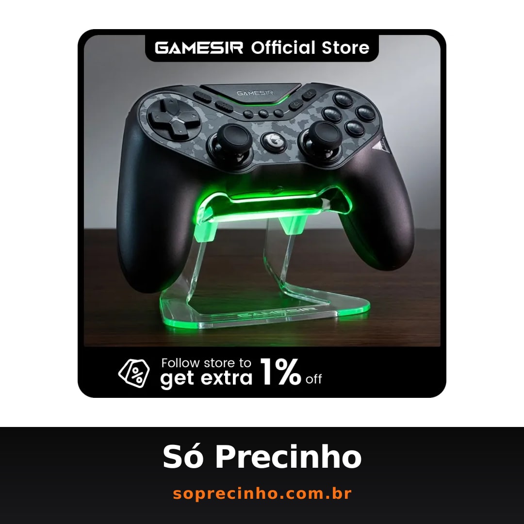 GameSir Tarantula Pro Switch 2 controlador gamepad sem fio com 9 botões mapeíveis Giroscópio de 6 eixos Gatilhões de efeito Hall e NFC