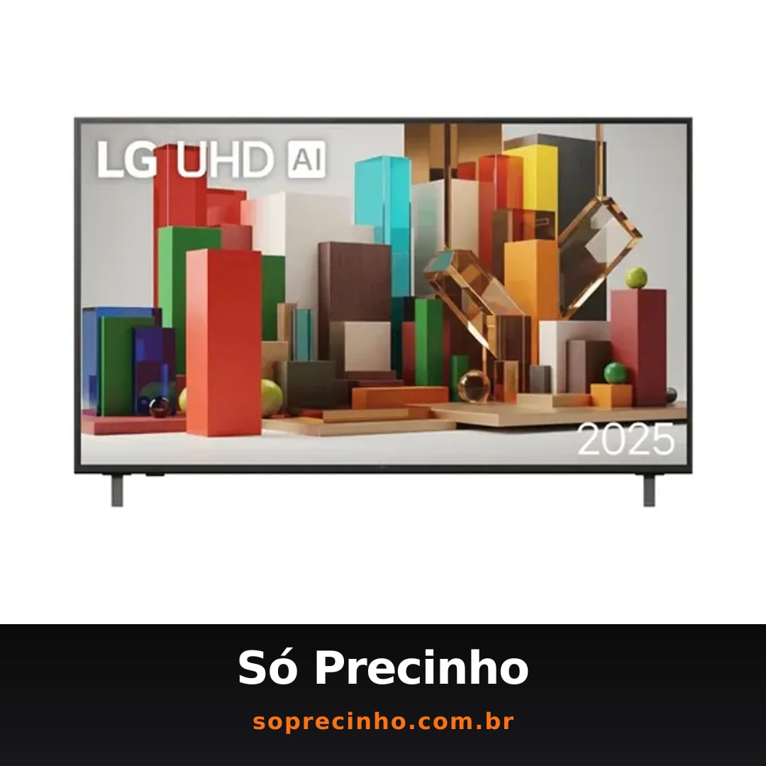 Smart TV Profissional 4K 55" LG UHD 55AU801 Processador α7 AI Ger8 Super Upscaling Google Cast Alexa Integrado Controle AI Smart Magic WebOS 25