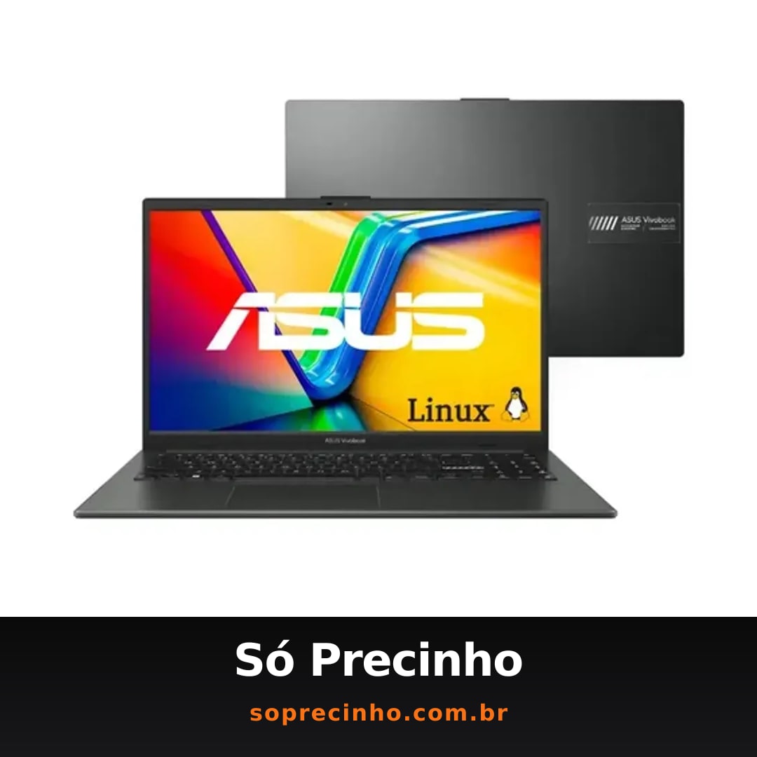 Notebook Asus Vivobook Go 15 Amd Ryzen 5 7520u 16gb 512ssd Mixed Black