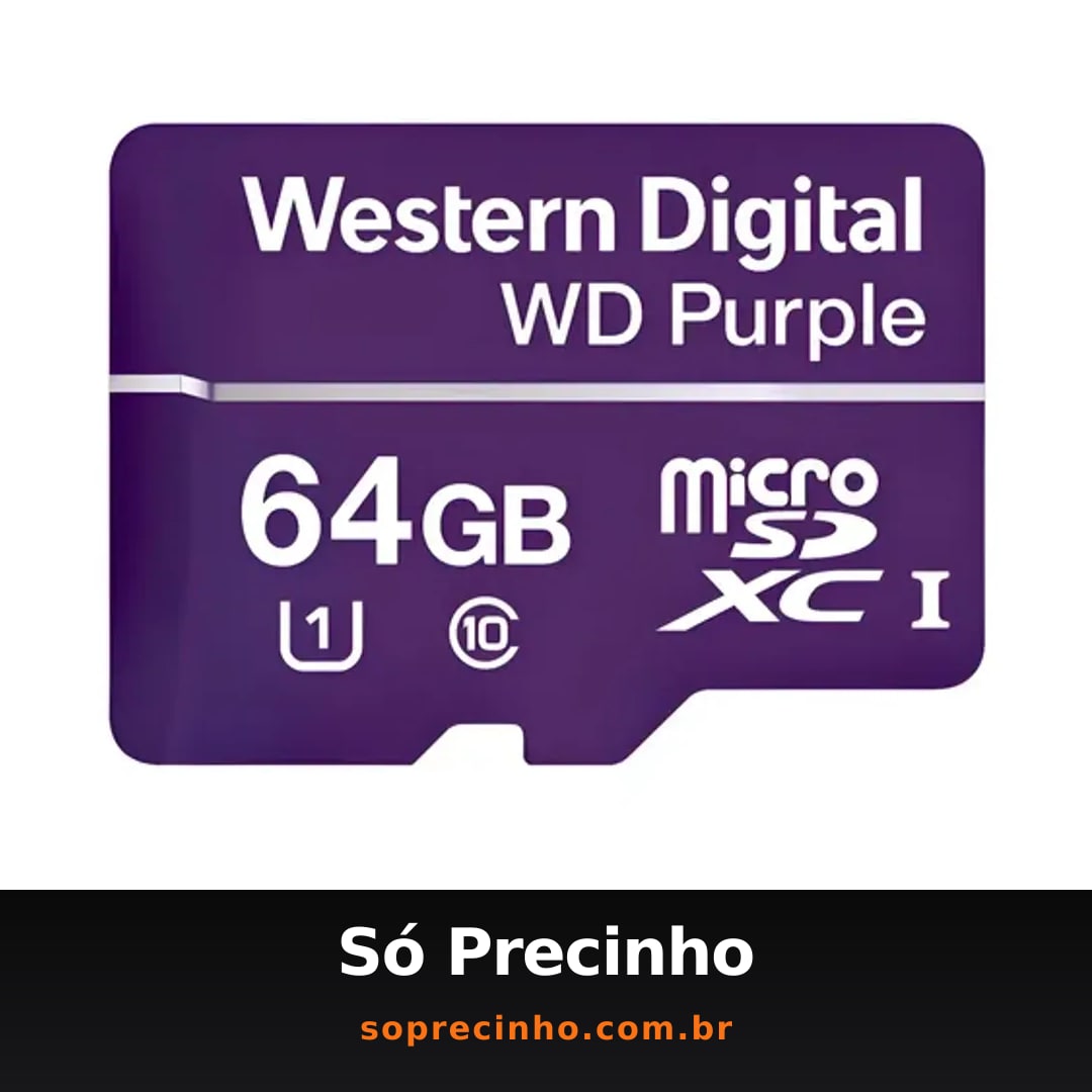 Cartão Micro Sd 64gb 32tbw