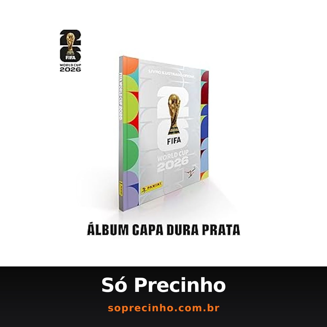 Copa do Mundo da FIFA 2026™ Álbum de Figurinhas Capa Dura Prata FIFA WORLD CUP 2026™
